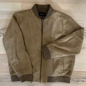 Banana Republic Men's Vegan Suede Bomber